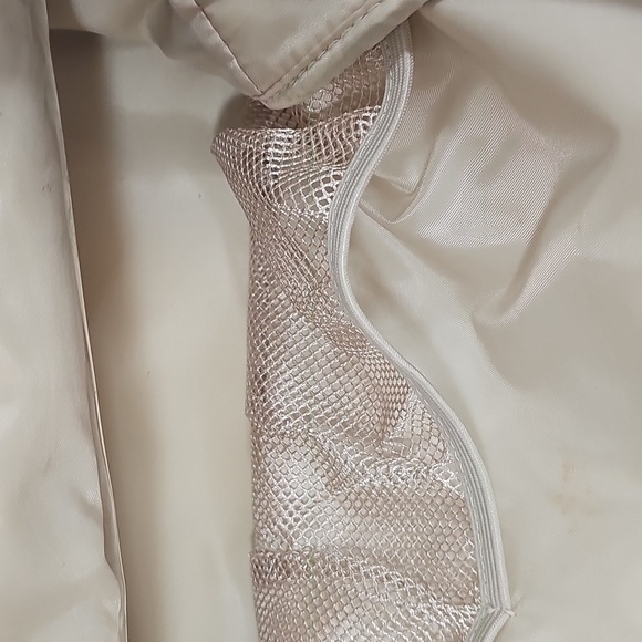 Bath&Body Works Tote Set Denim Tan Blue Organize Zippered Compartment Lined - Picture 14 of 14